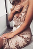 Spaghetti Straps Sequins Short Party Dress