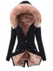 New Parkas Female Women Winter Coat Thickening Cotton Winter Jacket Womens black faux fur Outwear Parkas for Women Winter