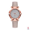 Ladies fashion Korean Rhinestone Rose Gold Quartz Watch Female Belt Watch Women's Watches Fashion Clock Watch Women Watches