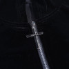 Cross Zipper Long Overcoat