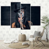 Skull Girl Canvas Painting
