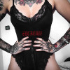 Sexy Lace Letter Bodysuit