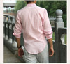 Men's Ultra Thin British Style Long Sleeve Slim Fit Shirt