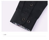 Men's Business Style Slim Fit Solid Square Collar Formal Shirt
