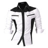 Men's Urban Style Long Sleeve Shirt w/ Zipped Pocket Design
