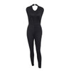 Women's Luxurious Jumpsuit w/ Pearl Chain Finish
