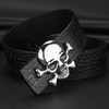 High Quality Skull Belts Men