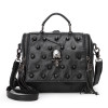 Rivet Tassel Bucket Skull Bag