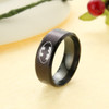 Men's Vintage Titanium Steel Ring w/ Batman Logo