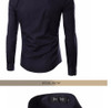 Men's Assorted Single Breasted Long Sleeve Solid Color Formal Shirt