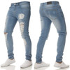 Men's Urban Style Ripped Denim Skinny Jeans Men's Urban Style Ripped Denim Skinny Jeans