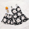 FallSweet Summer  Print Pajama Sets for Wome  Sleepwear  Girls Sleeveless Sexy Lingerie Two Piece Set