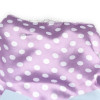 Polka Dot Dog Dress, Purple, XS-XL