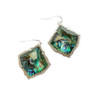 Kite Style Abalone Dangle Earring