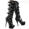 Buckle Knee High Boots