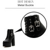 Lacing Buckle Ankle Boots