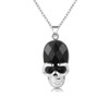 Skeleton Crystal Pendant Necklace