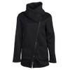Women Autumn Winter Clothes Warm Fleece Jacket Slant Zipper Collared Coat Lady Clothing Female Jacket