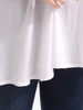 Casual Round Neck Patchwork Hollow Out Plain Sleeveless T-Shirt