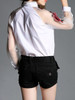 Casual Polo Collar Patchwork Embroidery Shirts&Blouse