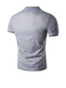 Casual Regular Fit Polo Collar Striped T-Shirt
