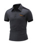 Casual Classic Trendy Polo Collar Color Block T-Shirt