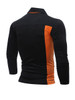 Casual Polo Collar Color Block Striped T-Shirt