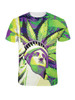Casual Short Sleeve Crew Neck Printed T-Shirt