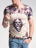 Casual Fitted Round Neck Printed T-Shirt