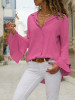 Solid Color Blouses&Shirts Top