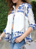 Chiffon Printed Blouses&Shirts Top