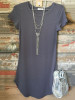 Solid Color Short Sleeves Blouse&shirt Tops