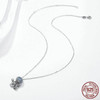(925 Sterling Silver) Octopus Necklace