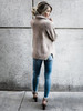 High-neck Loose Knitting Sweater Tops