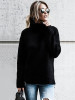 High-neck Loose Knitting Sweater Tops