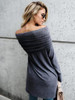 Ruffled Off-the-shoulder Blouses&Shirts Tops Ruffled Off-the-shoulder Blouses&Shirts Tops