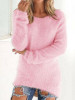 New Pink Round Neck Long Sleeve Going out Pullover Sweater New Pink Round Neck Long Sleeve Going out Pullover Sweater