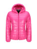Casual Basic Hooded Pocket Quilted Plain Padded Coat
