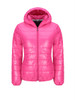 Casual Basic Hooded Pocket Quilted Plain Padded Coat