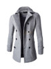 Lapel Double Breasted Men Coat