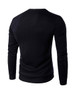 Casual Abstract Print Casual Round Neck Men Sweatshirt