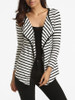 Casual Lapel Knit Striped Cardigan Casual Lapel Knit Striped Cardigan