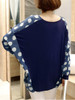 Casual Oversized Polka Dot Batwing Long Sleeve T-Shirt