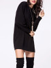 Casual Crew Neck Plain Long Sleeve Shift Dress