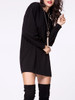 Casual Crew Neck Plain Long Sleeve Shift Dress