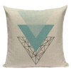 Decorative Geometric and Animal Print Accent Pillow Cover