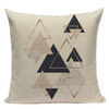Decorative Geometric and Animal Print Accent Pillow Cover