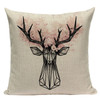 Decorative Geometric and Animal Print Accent Pillow Cover