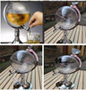 Globe-Shaped Clear ABS Plastic 50 oz  Beverage Tap Decanter Home Decor