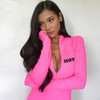 long sleeve high neck zipper high waist bodycon sexy letters print sportswear autumn winter women fashion dresses